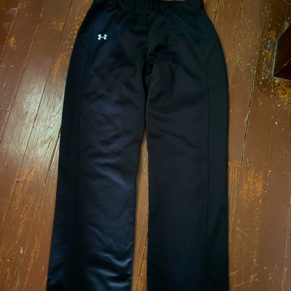 Women Under Armor Pants. Black—Size Large